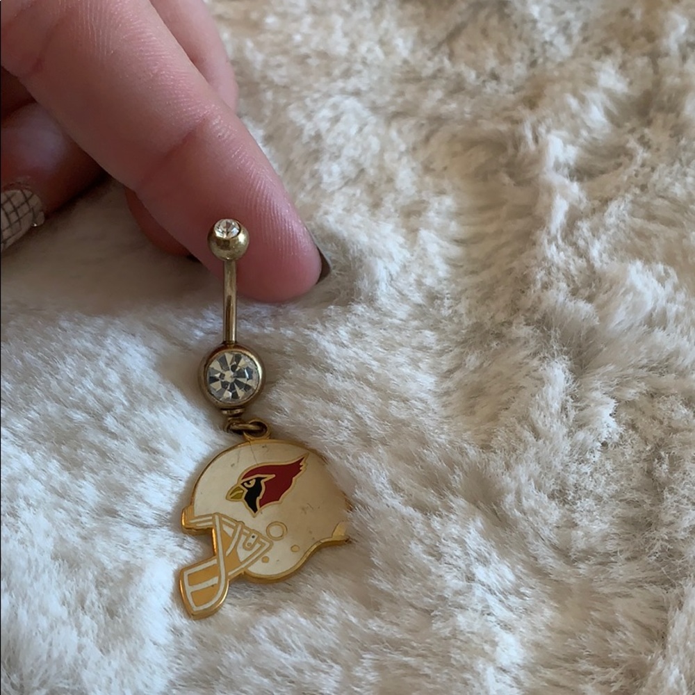 Brand new! Arizona Cardinals Belly Button Ring